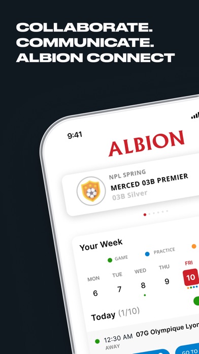 Zrzuty ekranu ALBION Connect