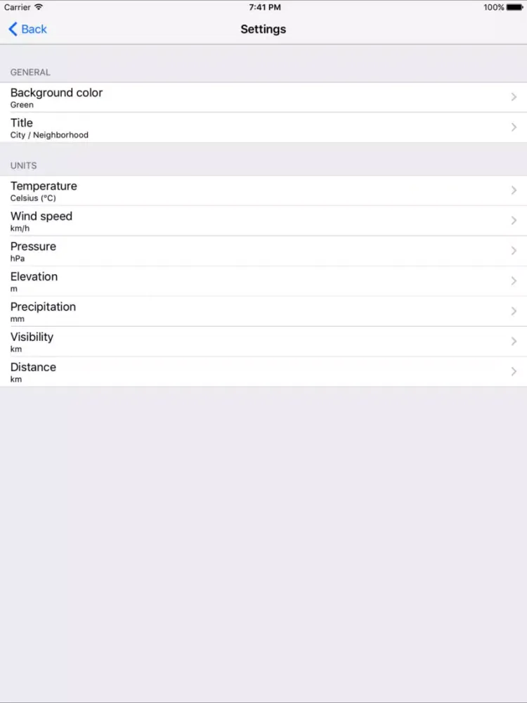 Weather Station .NO iPad Screenshots