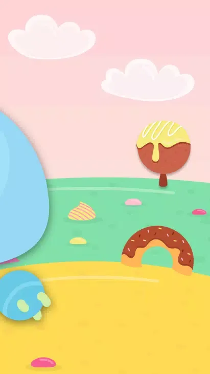 Tangkapan skrin Candy world