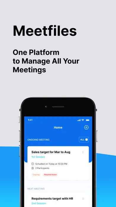 Meetfiles: Activity Scheduler 스크린샷