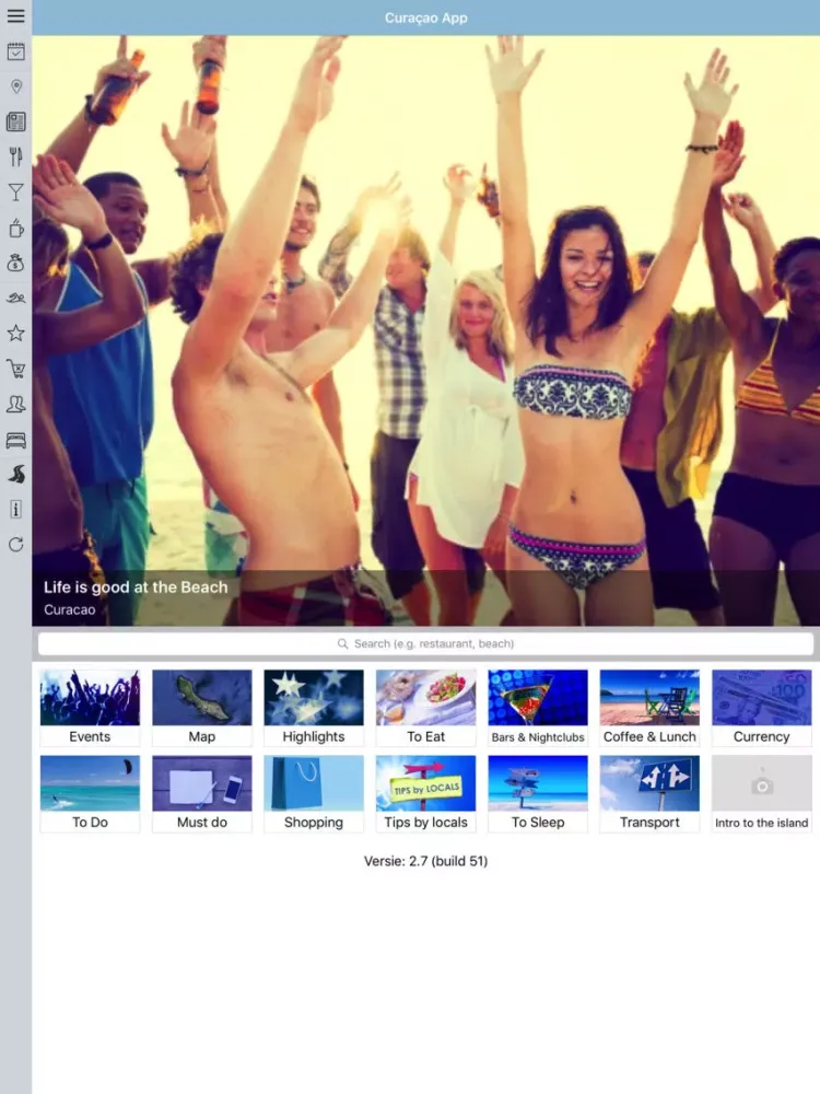 Curaçao App iPad  स्क्रीनशॉट
