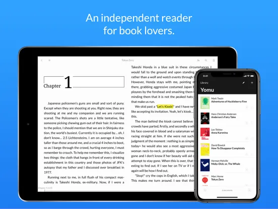 Yomu EBook Reader iPad  Screenshots
