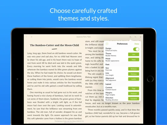 Yomu EBook Reader iPad  Screenshots