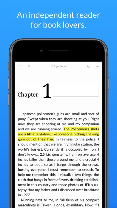 Yomu EBook Reader Screenshots