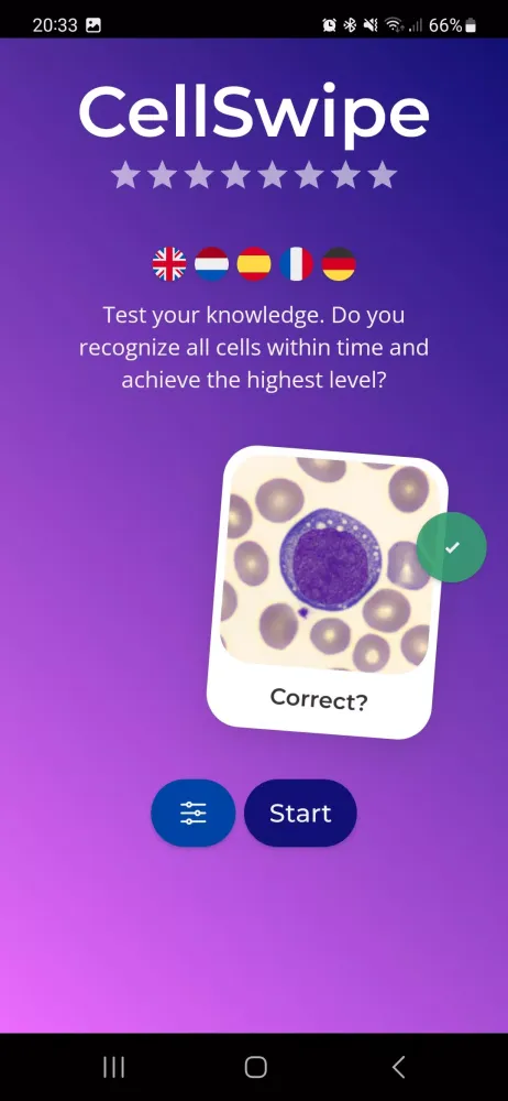 Zrzuty ekranu CellSwipe