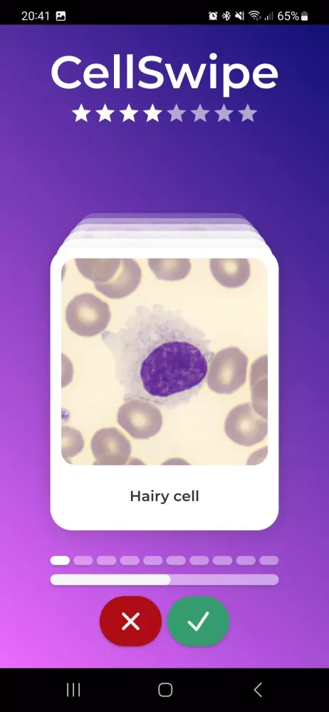 Zrzuty ekranu CellSwipe