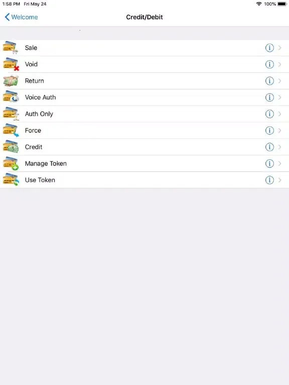 CenPOS MVT iPad  스크린샷