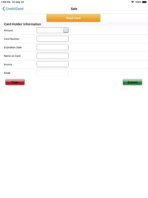 CenPOS MVT iPad  스크린샷