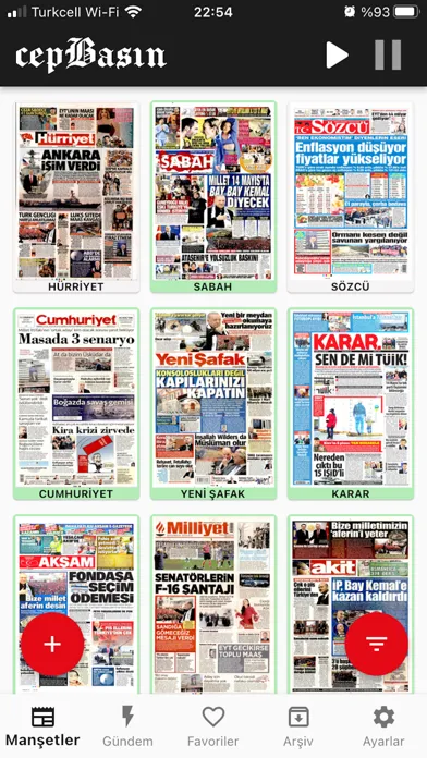 Captures d'écran de CepBasın