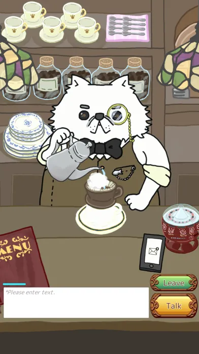 Screenshot di The Cat's Tail Café  -AI Chat-