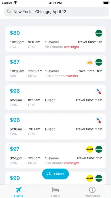 Capturas de pantalla de Cheap Plane Tickets
