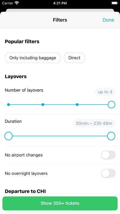 Capturas de pantalla de Cheap Plane Tickets