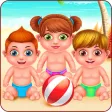 Babysitter a Day with Triplets