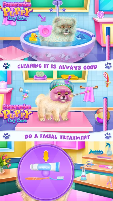 Скриншоты Pomeranian Puppy Day Care