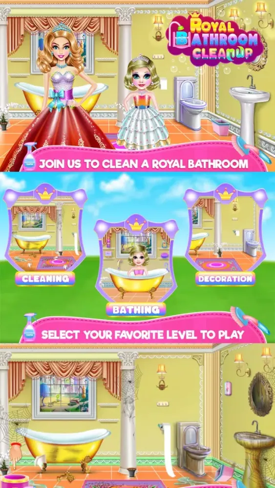 Royal Bathroom Cleanup स्क्रीनशॉट