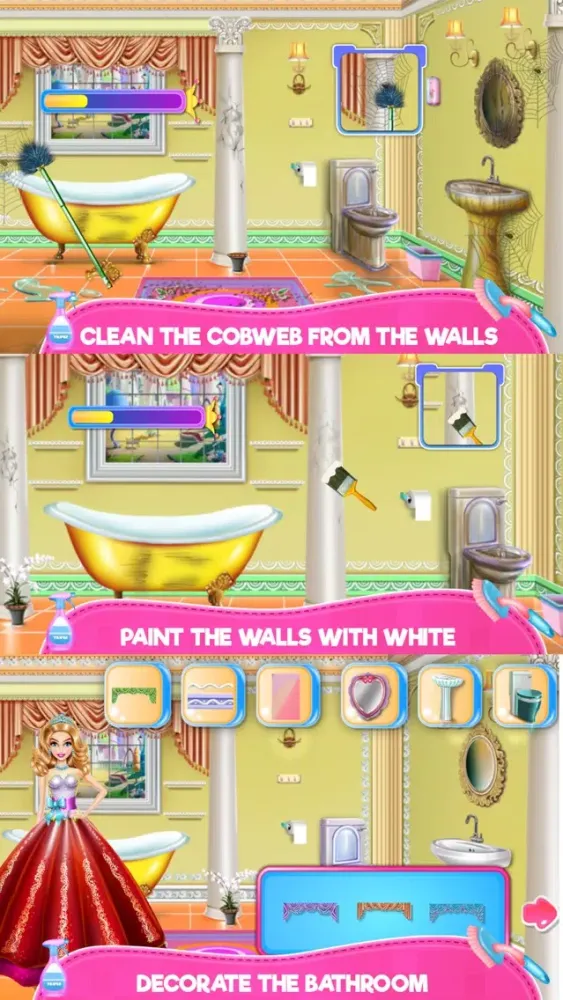 Royal Bathroom Cleanup स्क्रीनशॉट