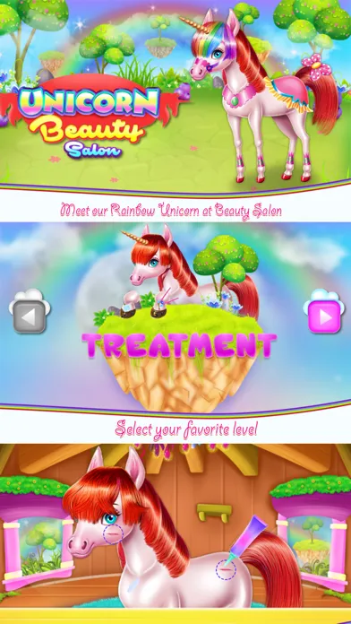 Captures d'écran de Unicorn Beauty Salon