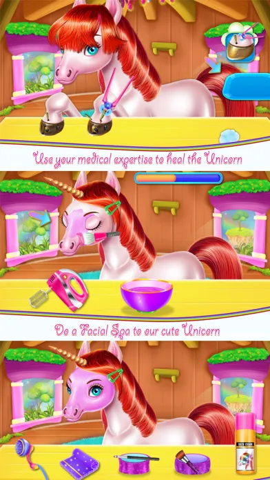 Captures d'écran de Unicorn Beauty Salon