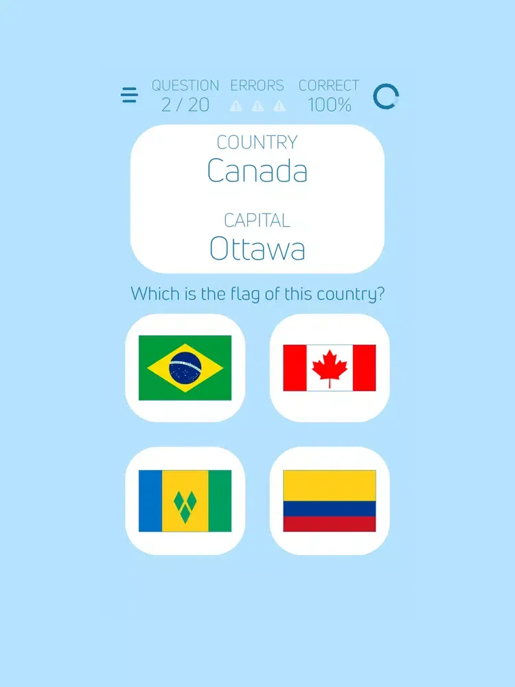 Screenshot di Flags - Countries - Capitals iPad 