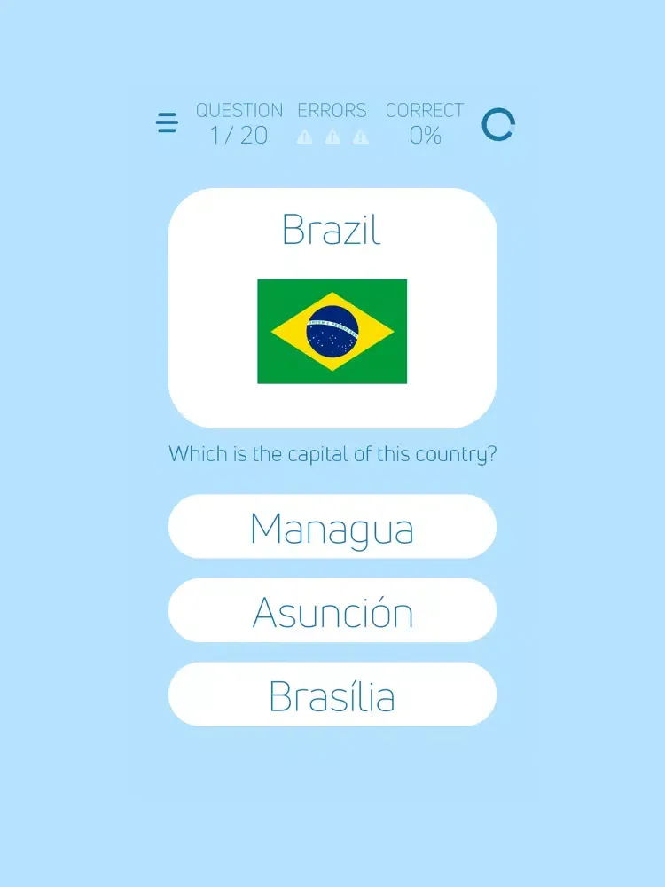 Screenshot di Flags - Countries - Capitals iPad 