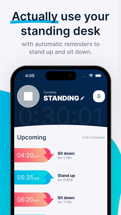 Standing Desk Reminders Screenshots