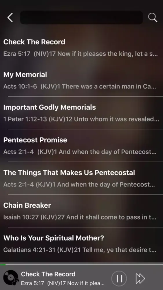 Ảnh chụp màn hình của Church of Pentecost Cleveland