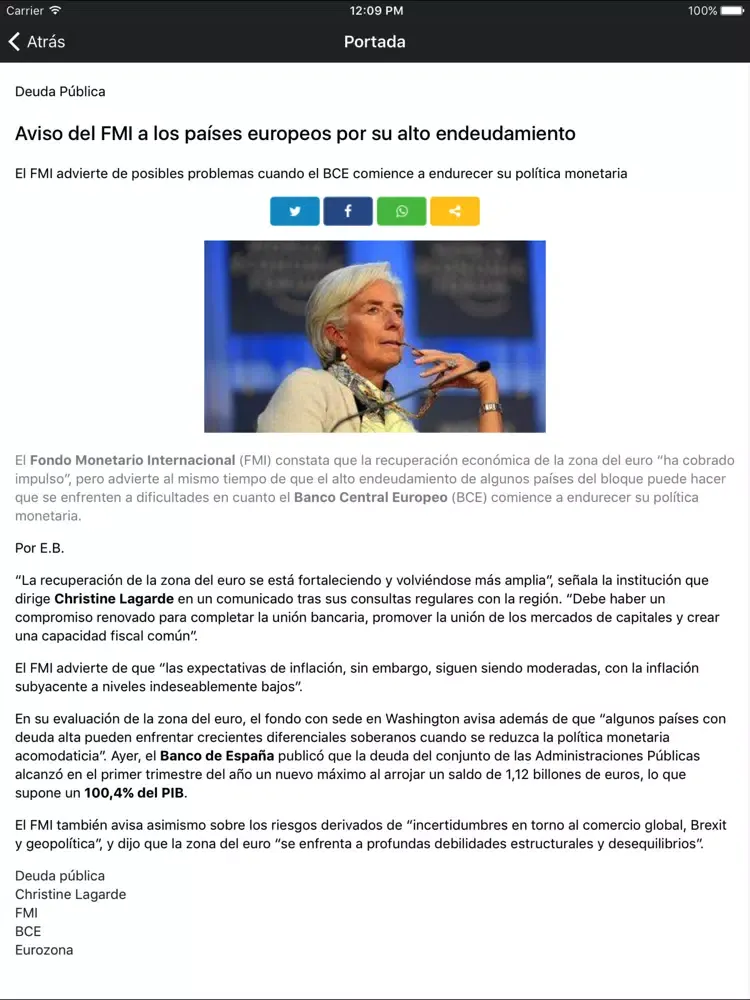El Boletin iPad  Screenshots