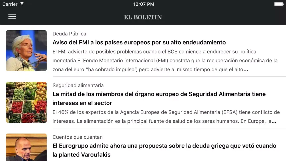 El Boletin Screenshots