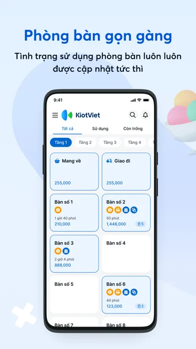 KiotViet Nhân viên Nhà hàng Screenshots