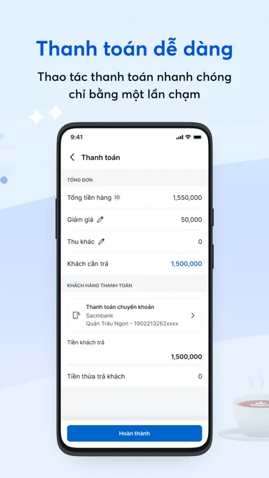 KiotViet Nhân viên Nhà hàng Screenshots