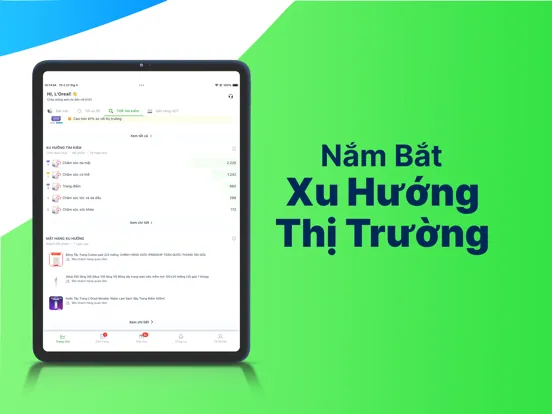 ภาพหน้าจอของ KiotViet Connect: Nhà bán sỉ iPad 