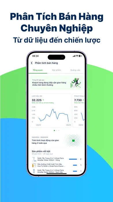 ภาพหน้าจอของ KiotViet Connect: Nhà bán sỉ