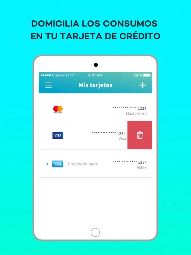 Captures d'écran de CityWallet Chile iPad 