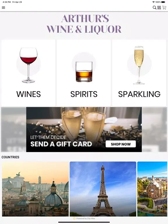 Arthurs Liquor Store iPad  Screenshots