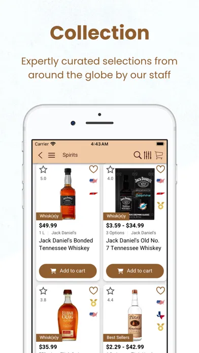 Capturas de tela do Bedford Wines & Spirits