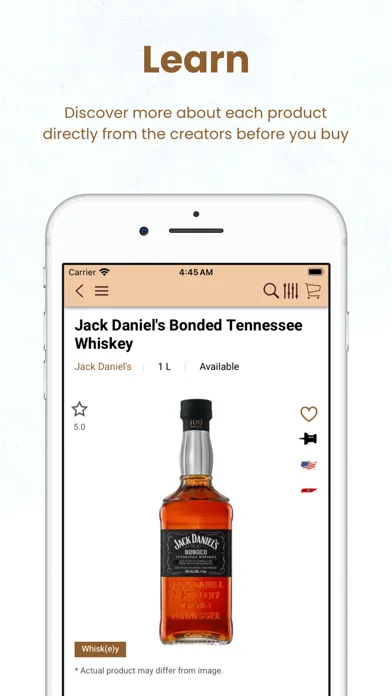 Capturas de tela do Bedford Wines & Spirits