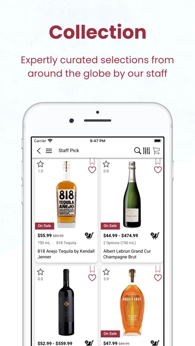 Captures d'écran de Big Value Wines and Spirits