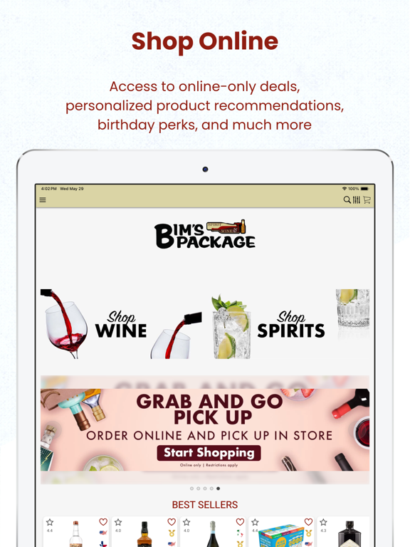 Bims Liquor Store iPad  스크린샷