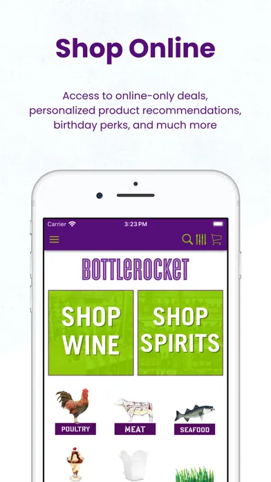 Tangkapan layar Bottlerocket Wine And Spirit
