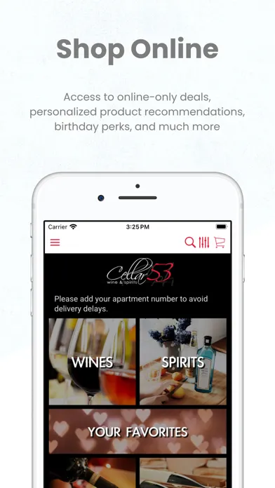 Tangkapan skrin Cellar 53 Wines and Spirits