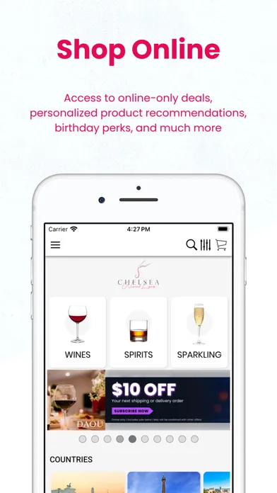 Capturas de tela do Chelsea Wine and Liquors