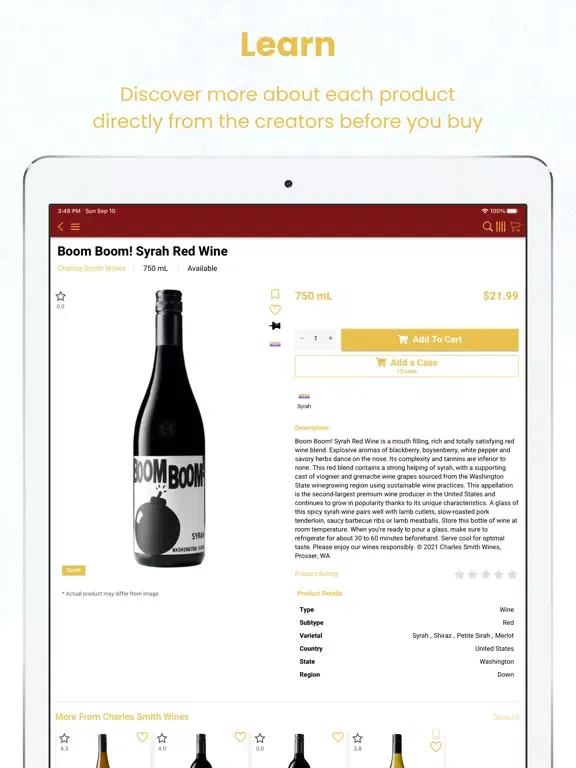 صور COLONIAL FINE WINES iPad 