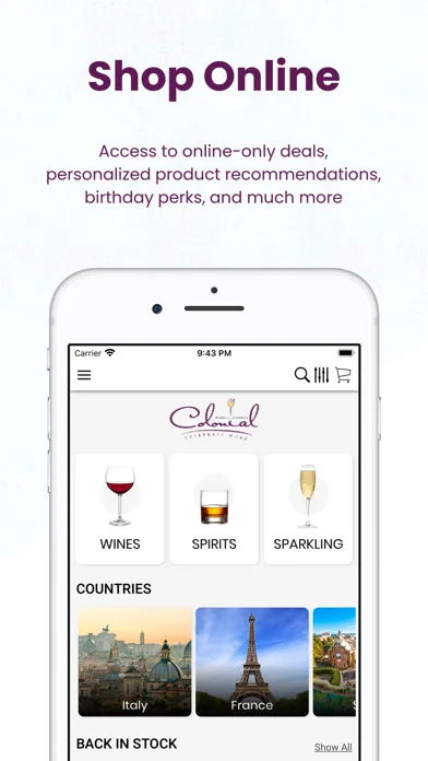 Colonial Wines & Spirits AR应用截图