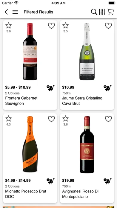 Cork & Barrel Wine and Spirits 스크린샷