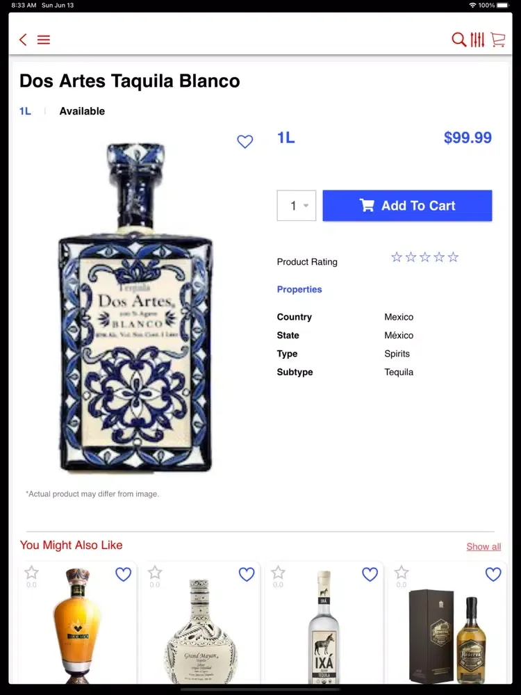 Zrzuty ekranu Crazy Naz Beer Wine & Spirits iPad 