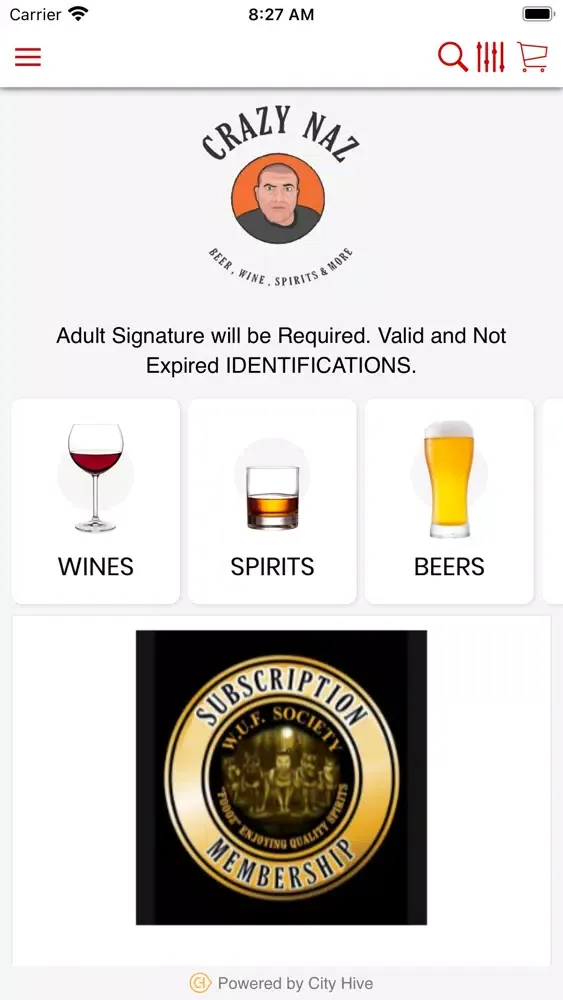 Zrzuty ekranu Crazy Naz Beer Wine & Spirits
