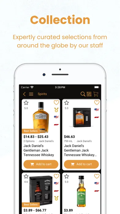 Screenshot di Dexter Wines & Spirits