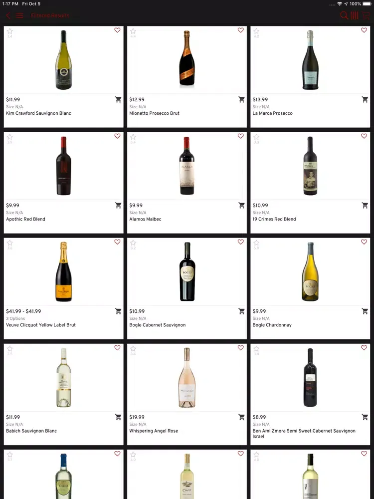 Franny Lew Wine & Liquor iPad  Ekran Görüntüleri