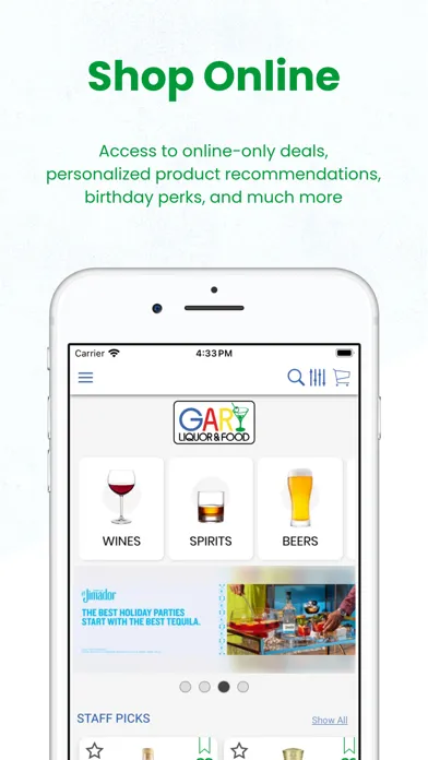 Capturas de pantalla de Gary Liquor and Food