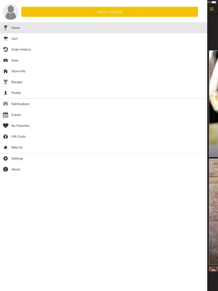 Zrzuty ekranu Grand Plaza Liquors iPad 